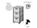 Rotho Schubladenbox Tower Country A4 Beige