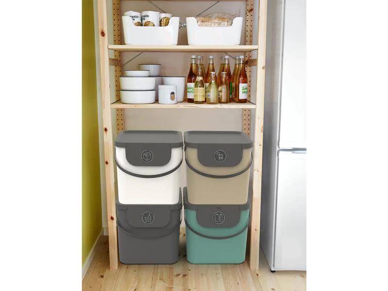 Rotho Recyclingeimer  Albula 40 l, Anthrazit