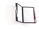DURABLE Dokumentenhalter Sherpa WALL A4 Rot/Schwarz
