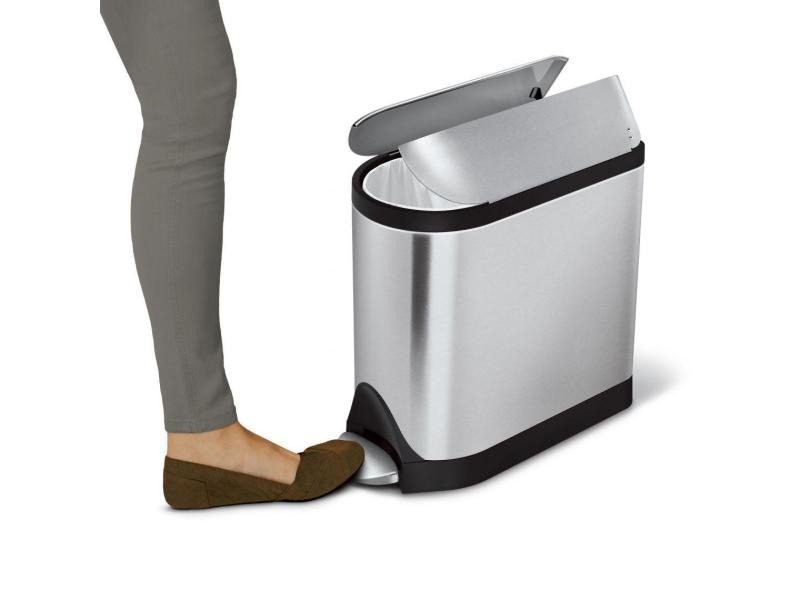 Simplehuman Treteimer CW1899 10 Liter, Silber