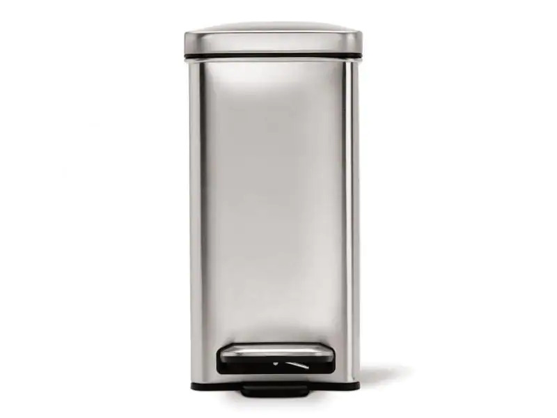 Simplehuman Treteimer CW1898CB 10 Liter, Silber
