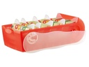 HAN Karteibox Croco A8 Rot