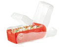 HAN Karteibox Croco A8 Rot