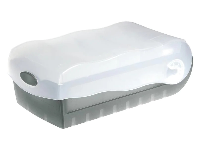 HAN Karteibox Croco A8, Grau