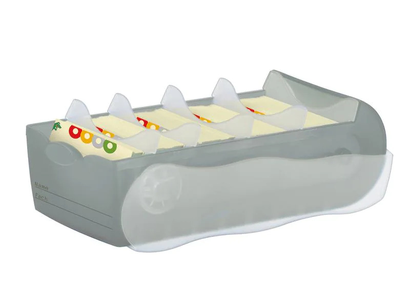 HAN Karteibox Croco A8, Grau
