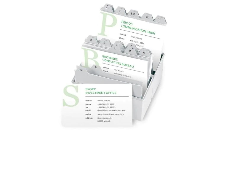 Sigel Karteikarten A7 (A4), 20 Blatt, 185 g, Weiss