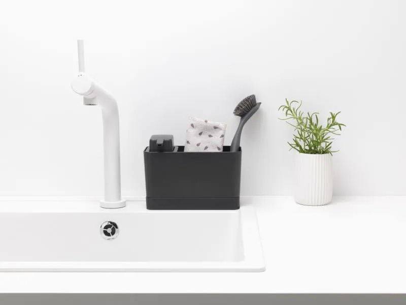 Brabantia Spültrog-Organizer Set, Dunkelgrau