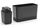 Brabantia Spültrog-Organizer Set, Dunkelgrau