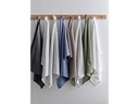 Södahl Geschirrtuch-Set Chambray Soft 2 Stück, Taupe/Weiss