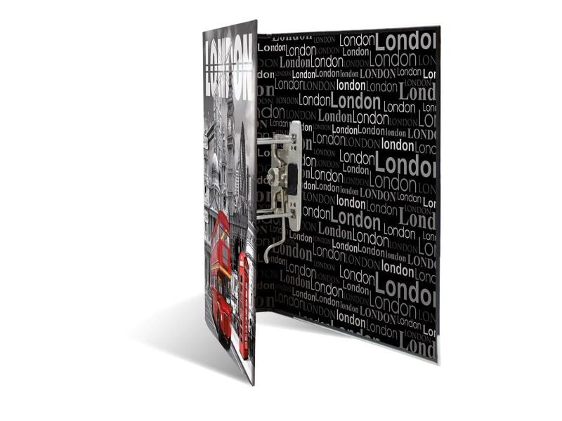 HERMA Ordner London 7 cm, Mehrfarbig