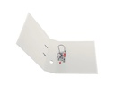 Herlitz Ordner MaX GREENline Welle 8 cm, Grau