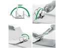 Leitz Ordner Swiss Edition 180°, 5.2 cm, A4, Weiss