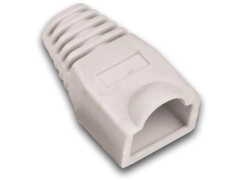 Wirewin Stecker RJ45 Cat.6 100 Stück, geschirmt, Grau