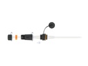 Delock Kupplung RJ-45, Cat.6A, Orange, wasserfest, 1 Stück