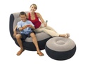 Intex Sitzkissen Ultra Lounge aufblasbar Grau