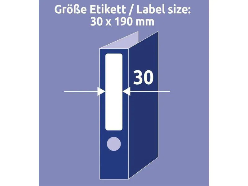 Avery Zweckform Rückenschilder 30 x 190 mm 225 Stück