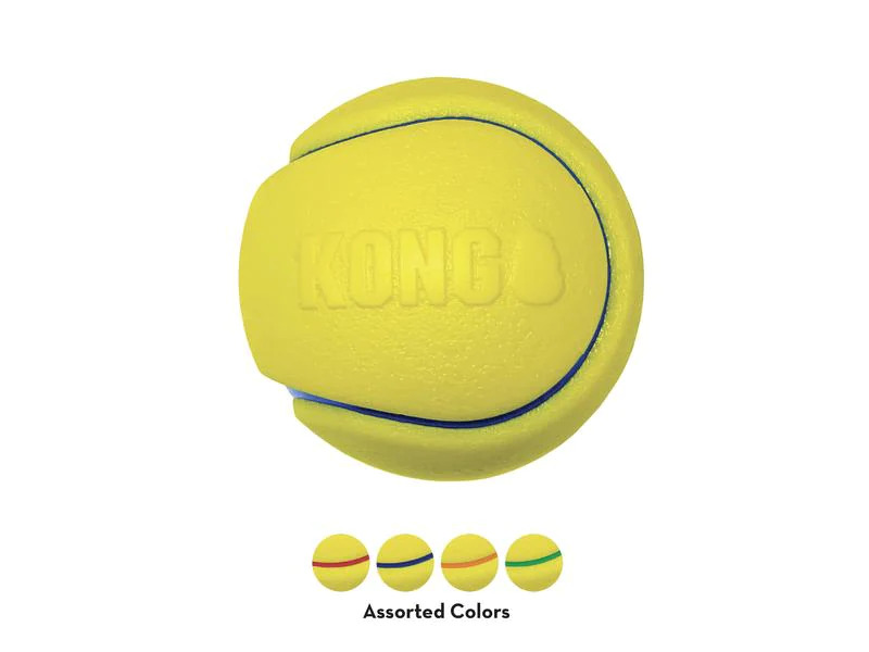 Kong Hunde-Spielzeug Squeezz Tennis Set Ø 7 cm, assortiert