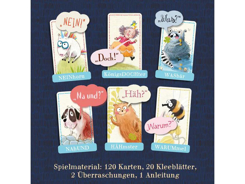 Kosmos Familienspiel Das NEINhorn - Kartenspiel