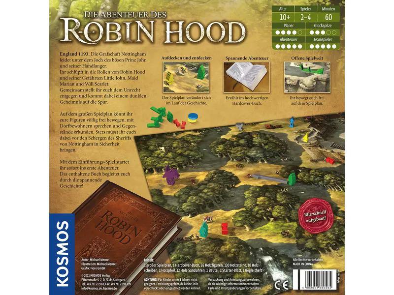 Kosmos Familienspiel Die Abenteuer des Robin Hood