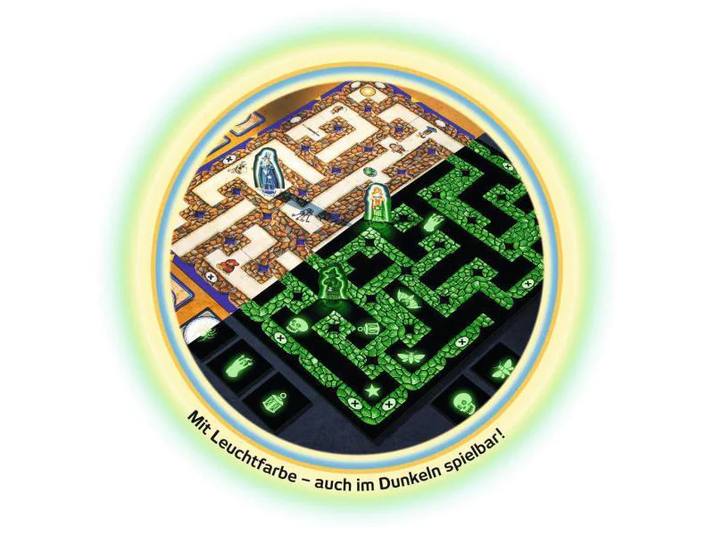Ravensburger Familienspiel Das verrückte Labyrinth Glow in the Dark