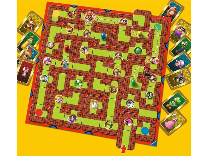 Ravensburger Familienspiel Super Mario Labyrinth