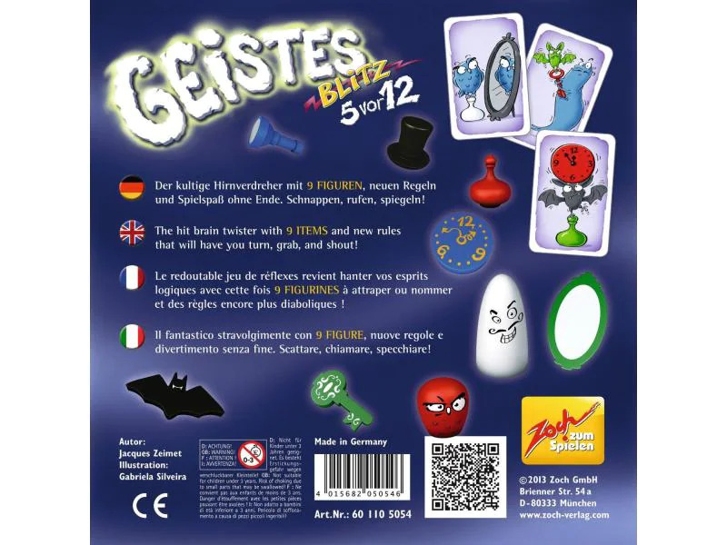 Zoch Familienspiel Geistesblitz 5 vor 12