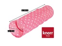 Knorrtoys Spieltunnel Pink White Stars