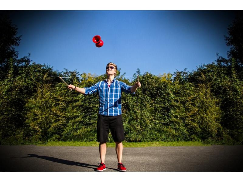 Schildkröt Funsports Diabolo Set Rot