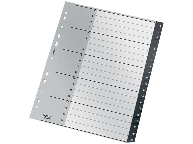 Leitz Register Recycle 1-20