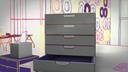 DURABLE Schubladenbox Varicolor Safe 6