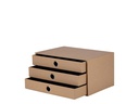 Rössler Schubladenbox S.O.H.O. A4 Braun
