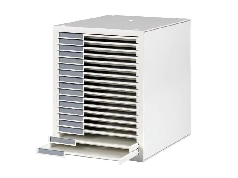 Styro Schubladenbox Styrokay 18 Schubladen