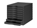 Styro Schubladenbox Styrotop 8 Schubladen, Schwarz