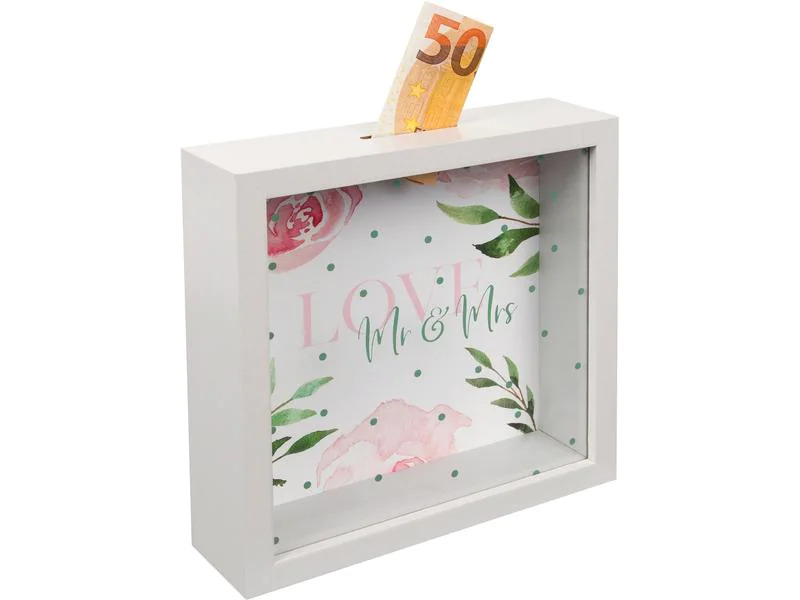 Goldbuch Spardose Mr. &amp; Mrs. 18 x 18 cm