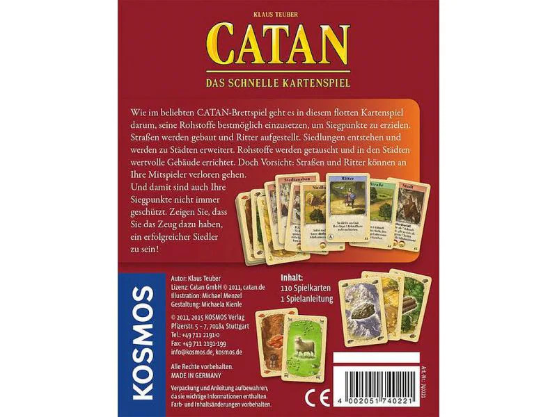 Kosmos Kartenspiel Catan - Das schnelle Kartenspiel