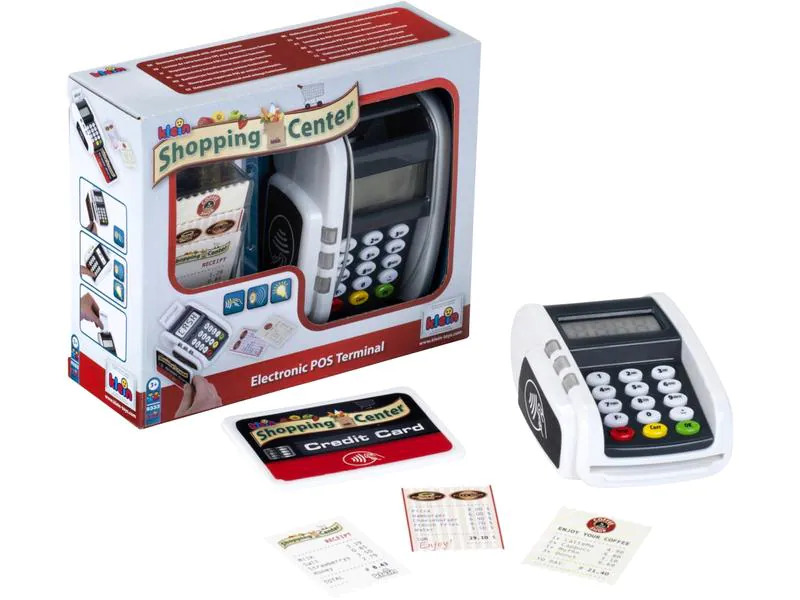 Klein-Toys Spielgeld POS-Terminal mit Licht &amp; Sound