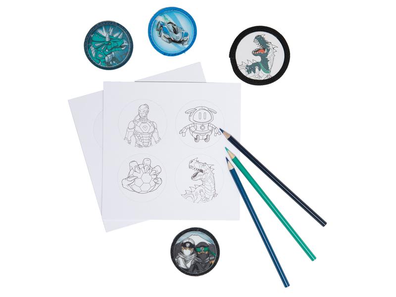 Beckmann Badges Kletties 4 Stück, Schwarz