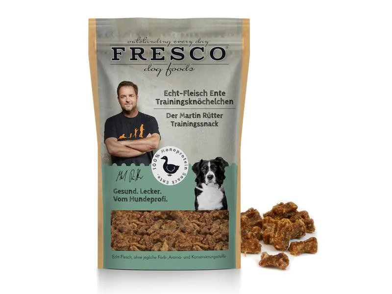 FRESCO Leckerli Martin Rütter Trainingsknöchelchen Ente, 150 g