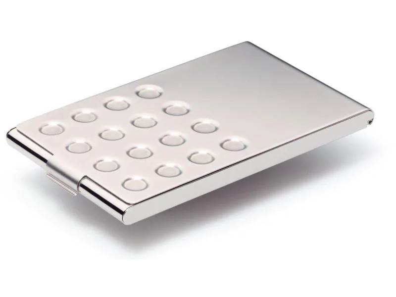 DURABLE Visitenkartenetui  Business Card Box Chrome