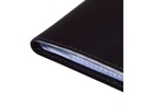 Sigel Visitenkartenbuch 12.2 x 24.8 x 1.2 cm, Schwarz