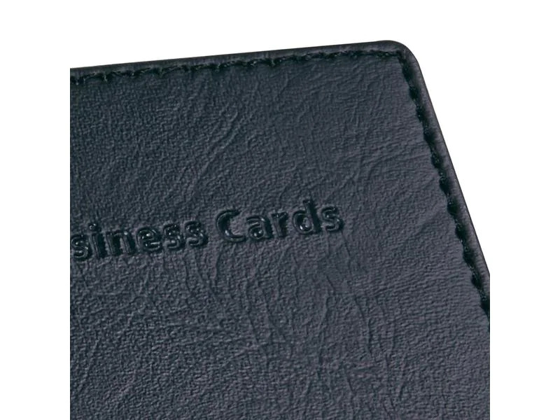 Sigel Visitenkartenbuch 9 x 5.8 cm, Schwarz