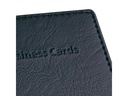 Sigel Visitenkartenbuch 9 x 5.8 cm, Schwarz