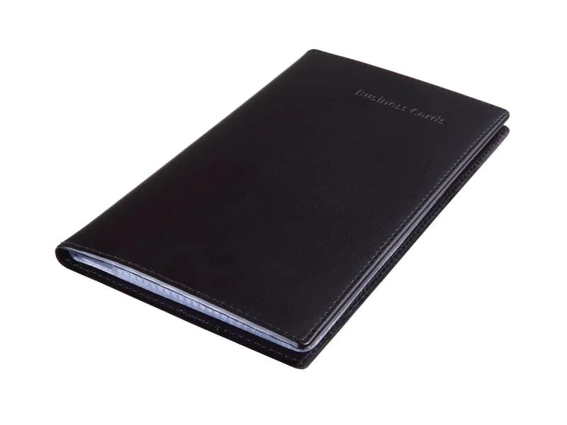 Sigel Visitenkartenbuch 9 x 5.8 cm, Schwarz