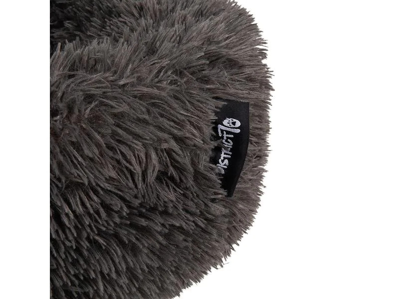 District 70 Hunde-Bett Fuzz, Dunkelgrau, S