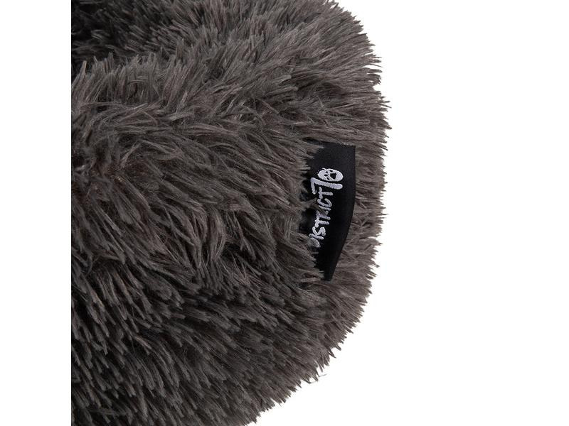 District 70 Hunde-Bett Fuzz, Dunkelgrau, S