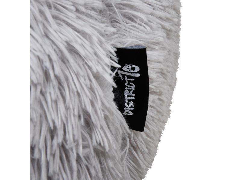 District 70 Hunde-Bett Fuzz, Hellgrau, L