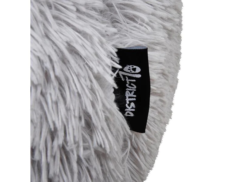 District 70 Hunde-Bett Fuzz, Hellgrau, S