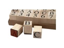 Creativ Company Motivstempel-Set Buchstaben/Zahlen 45-teilig