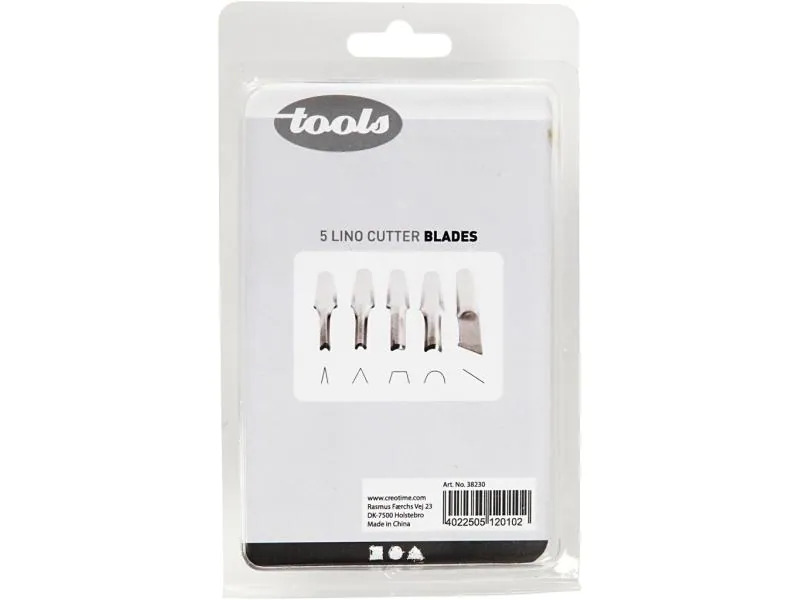 Creativ Company Stempel Zubehör Werkzeug für Linol 7-teilig