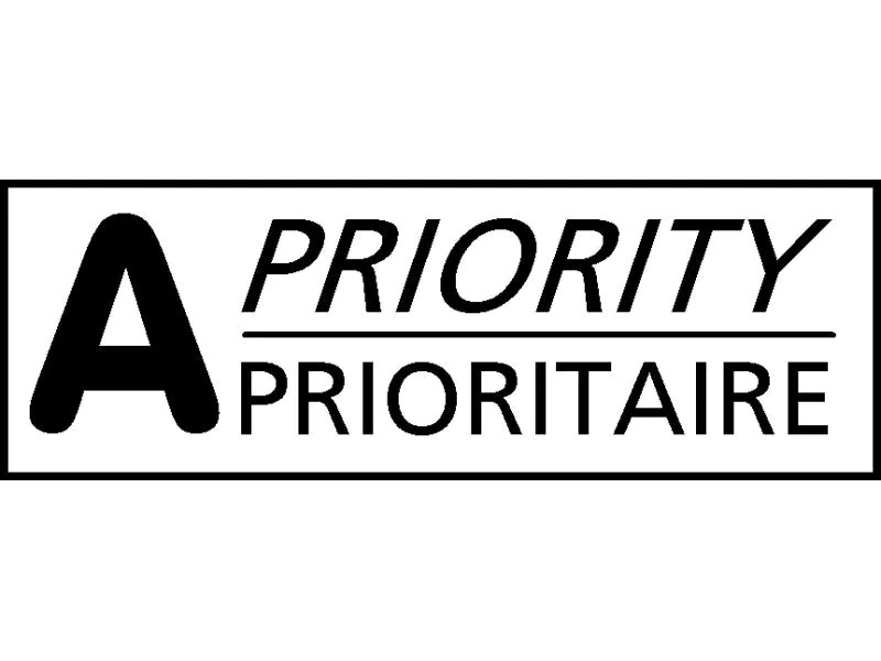 Trodat Stempel 4911 A-Priority A-Priority, Schwarz